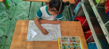 Hội thi họa sĩ tí hon trường MG An Tây năm học 2020-2021