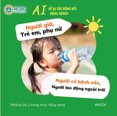 PHÒNG BỆNH SAY NẮNG