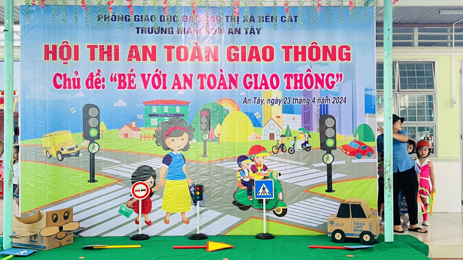 Hội thi "bé với an toàn giao thônmg"