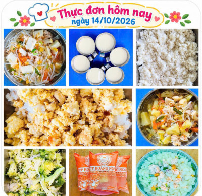 THỰC ĐƠN NGÀY 14/10/2026