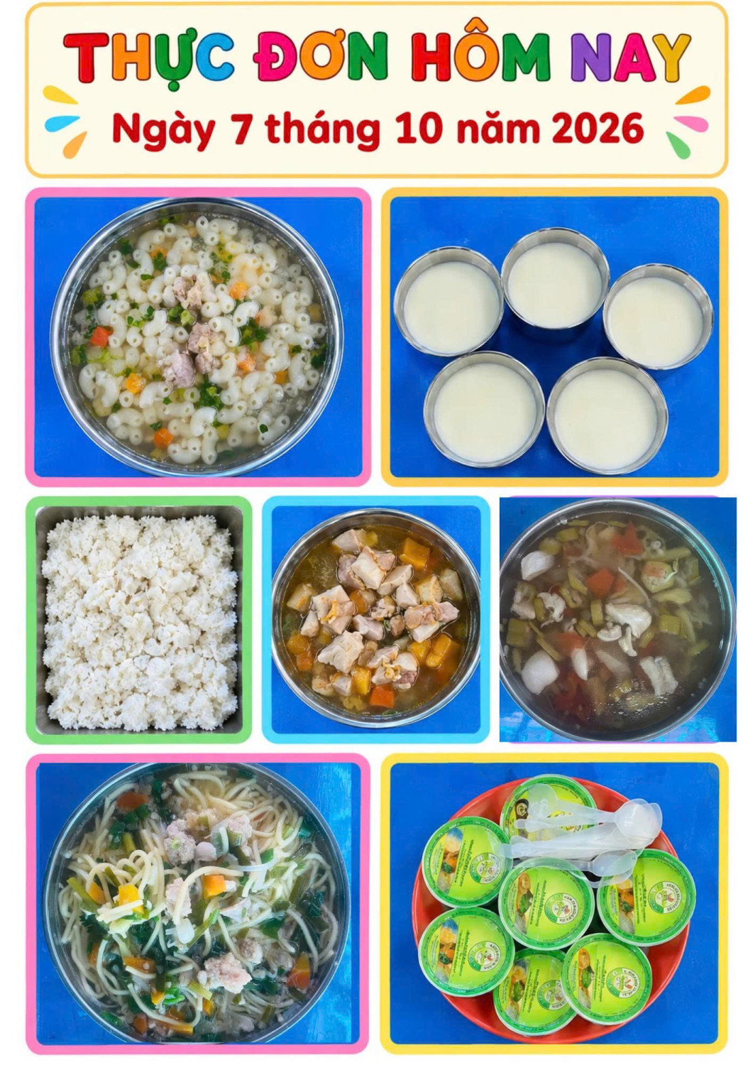 Ngày ăn 07/10/2026 của bé